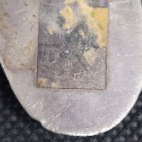 Vintage Luxe Statement Tiger-Stripe Onyx 925 Silver Clip-On Earrings Retro Chic - Picture 8 of 9